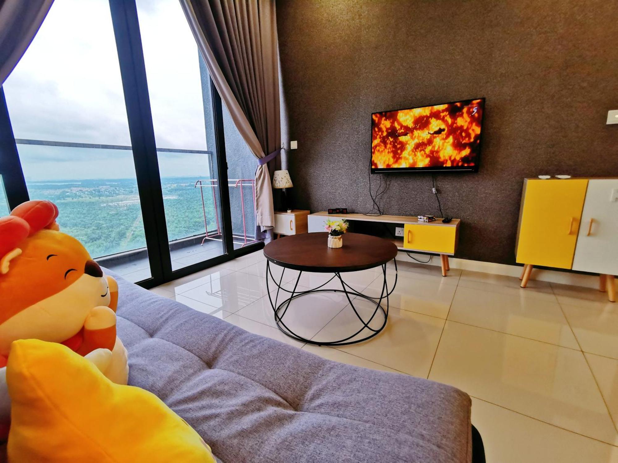 Legoland 3min Lakeview Happyrainbowsuite 7pax 2r2b Apartment Nusajaya (Iskandar Puteri)